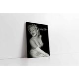 Tablosan Siyah Beyaz Marilyn Monroe Kanvas Tablo 20 X 30 Cm Ka31011