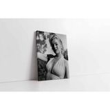 Tablosan Siyah Beyaz Marilyn Monroe Kanvas Tablo 30 X 40 Cm Ka31032