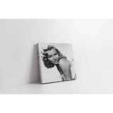 Tablosan Siyah Beyaz Marilyn Monroe Kanvas Tablo 40 X 40 Cm Ka31062