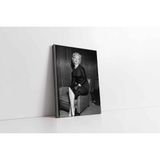 Tablosan Siyah Beyaz Marilyn Monroe Kanvas Tablo 40 X 60 Cm Ka31036