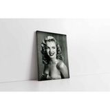Tablosan Siyah Beyaz Marilyn Monroe Kanvas Tablo 70 X 100 Cm Ka31050