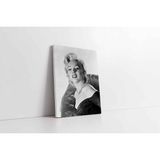 Tablosan Siyah Beyaz Marilyn Monroe Kanvas Tablo 75 X 100 Cm Ka31008