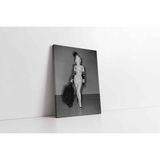 Tablosan Siyah Beyaz Marilyn Monroe Kanvas Tablo 75 X 100 Cm Ka31022