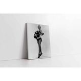 Tablosan Siyah Beyaz Marilyn Monroe Kanvas Tablo 75 X 100 Cm Ka31048