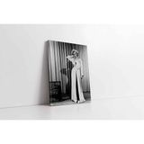 Tablosan Siyah Beyaz Marilyn Monroe Kanvas Tablo 75 X 100 Cm Ka31058