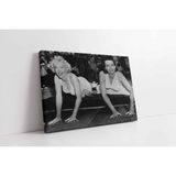 Tablosan Siyah Beyaz Marilyn Monroe Kanvas Tablo 75 X 100 Cm Ka31066