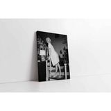 Tablosan Siyah Beyaz Marilyn Monroe Kanvas Tablo 90 X 120 Cm Ka31026