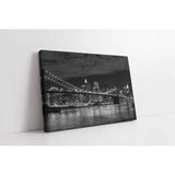 Tablosan Siyah Beyaz New York Kanvas Tablo 100 X 150 Cm Ka27146