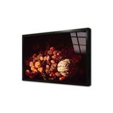 Tablosan Siyah Fonda Meyve Çerçeveli Cam Tablo 50X70 Cm Cb18051