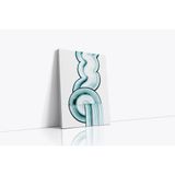 Tablosan Soyut Desenler İkili Kanvas Tablo Seti 20 X 30 Cm Kb33403