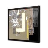Tablosan Soyut Resim Çerçeveli Cam Tablo 20X20 Cm Cb24214