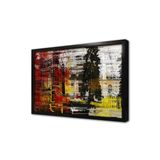 Tablosan Soyut Resim Çerçeveli Cam Tablo 30X40 Cm Cb24224