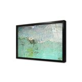Tablosan Soyut Resim Çerçeveli Cam Tablo 50X70 Cm Cb24209