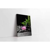 Tablosan Spa Taşları Ve Orkide Kanvas Tablo 140 X 185 Cm Ka23173