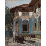 Tablosan Su Içen Atlar Kanvas Tablo 60x80 cm Kb21331 60x80 cm