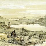 Tablosan Suluboya Siyah Beyaz Manzara Kanvas Tablo 70x90 cm Kb27144 70x90 cm