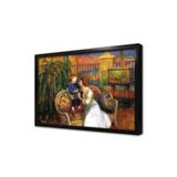 Tablosan The Conservatory William James Glackens Çerçeveli Mdf Tablo 60 X 80 Cm Mb22435