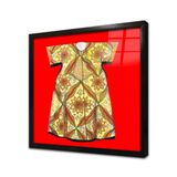 Tablosan Tuğra Ve Kaftan Çerçeveli Cam Tablo 30X30 Cm Cb30010