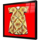 Tablosan Tuğra Ve Kaftan Çerçeveli Cam Tablo