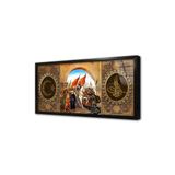 Tablosan Tuğralı Nazar Ayeti Çerçeveli Cam Tablo 40X80 Cm Cb32024