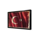 Tablosan Türk Bayrağı Çerçeveli Mdf Tablo 40 X 60 Cm Ma07256