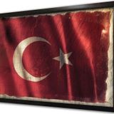 Tablosan Türk Bayrağı Çerçeveli Mdf Tablo