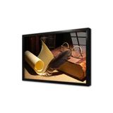 Tablosan Tüy Kalem Çerçeveli Cam Tablo 50X70 Cm Ca23279
