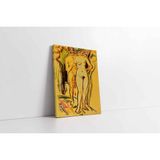 Tablosan Two Nudes İn An Exotic Landscape Kanvas Tablo 75 X 100 Cm Kb22182
