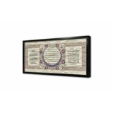 Tablosan Üçlü Dua Ayetel Kürsi Bereket Ve Nazar Ayeti Çerçeveli Mdf Tablo 30 X 60 Cm Mb34011