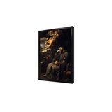 Tablosan Uyuyan Peder Ve Keman Çalan Meleği Çerçeveli Mdf Tablo 20 X 30 Cm Mb02066