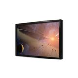 Tablosan Uzay Teleskobu Görüntüleri Çerçeveli Mdf Tablo 60 X 90 Cm Ma29045
