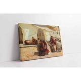 Tablosan Vazo Satıcısı Kanvas Tablo 30 X 40 Cm Kb21255