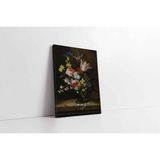 Tablosan Vazoda Çiçekler Kanvas Tablo 50 X 70 Cm Kb03459