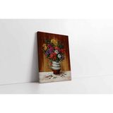 Tablosan Vazoda Çiçekler Kanvas Tablo 60 X 90 Cm Kb03159