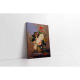 Tablosan Vazoda Çiçekler Kanvas Tablo 75 X 100 Cm Kb03443