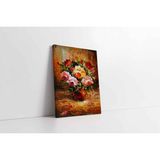 Tablosan Vazoda Güller Kanvas Tablo 70 X 100 Cm Kb03286