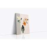 Tablosan Vazodaki Çiçekler İkili Çerçeveli Cam Tablo Seti 60X90 Cm Cb33407