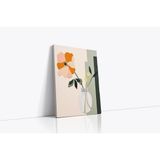 Tablosan Vazodaki Çiçekler İkili Kanvas Tablo Seti 70 X 100 Cm Kb33407