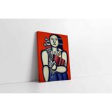 Tablosan Woman With A Book Kanvas Tablo 80 X 120 Cm Kb22281