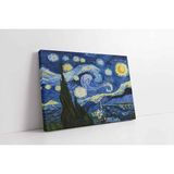Tablosan Yıldızlı Gece Kanvas Tablo 40 X 50 Cm Kb22495