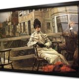 Tablosan Yüzbaşının Kızı Çerçeveli Cam Tablo 50x70 cm