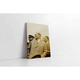 Tablosan Zafer Bayramı Ve Atatürk Kanvas Tablo 30 X 50 Cm Ka02233