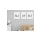 tablosetleri Beyaz Renk 30x40cm 3 Adet Boş Çerçeve 30x40