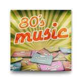 Tabloshop 80 s Music 50x50 cm Tablo