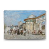 Tabloshop Alberto Pasini At Pazarı 60x40 cm Tablo