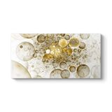 tabloshop Altın Küreler Kanvas Tablo 140 x 70