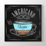 Tabloshop Americano Kahve Tarifi 100x100 cm Tablo