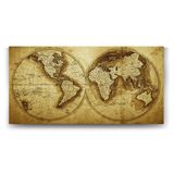 Tabloshop Antik Dünya Haritası 120x60 cm Tablo