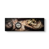 tabloshop Antik Pusula Kumpas ve Dürbün 210 x 70