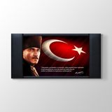 Tabloshop Atatürk Göğe Bakarken 70x100 cm Tablo